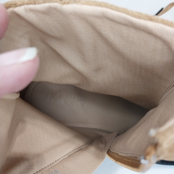 Mango Suede Leather, Distressed, Western Ankle Boots, NWT, Size 38| US 7.5 - Picture 10 of 13